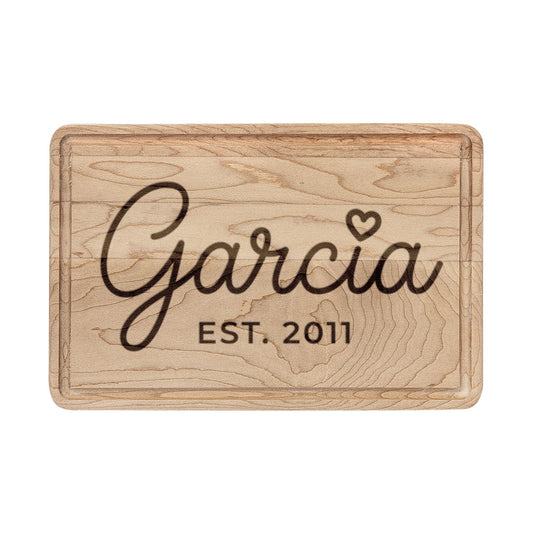 Personalized Engraved Cutting Board –
