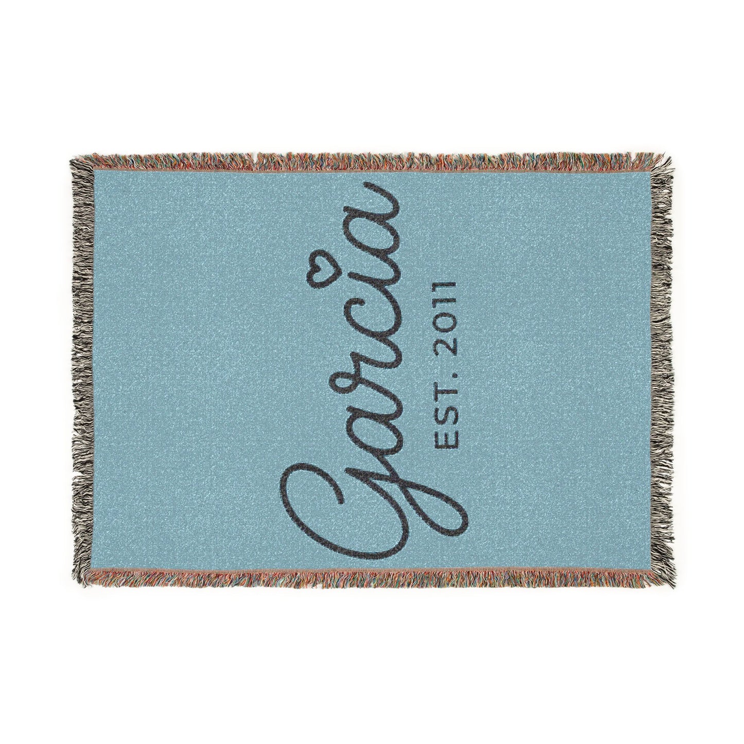 Personalized Woven Blanket