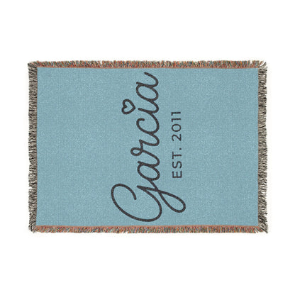 Personalized Woven Blanket