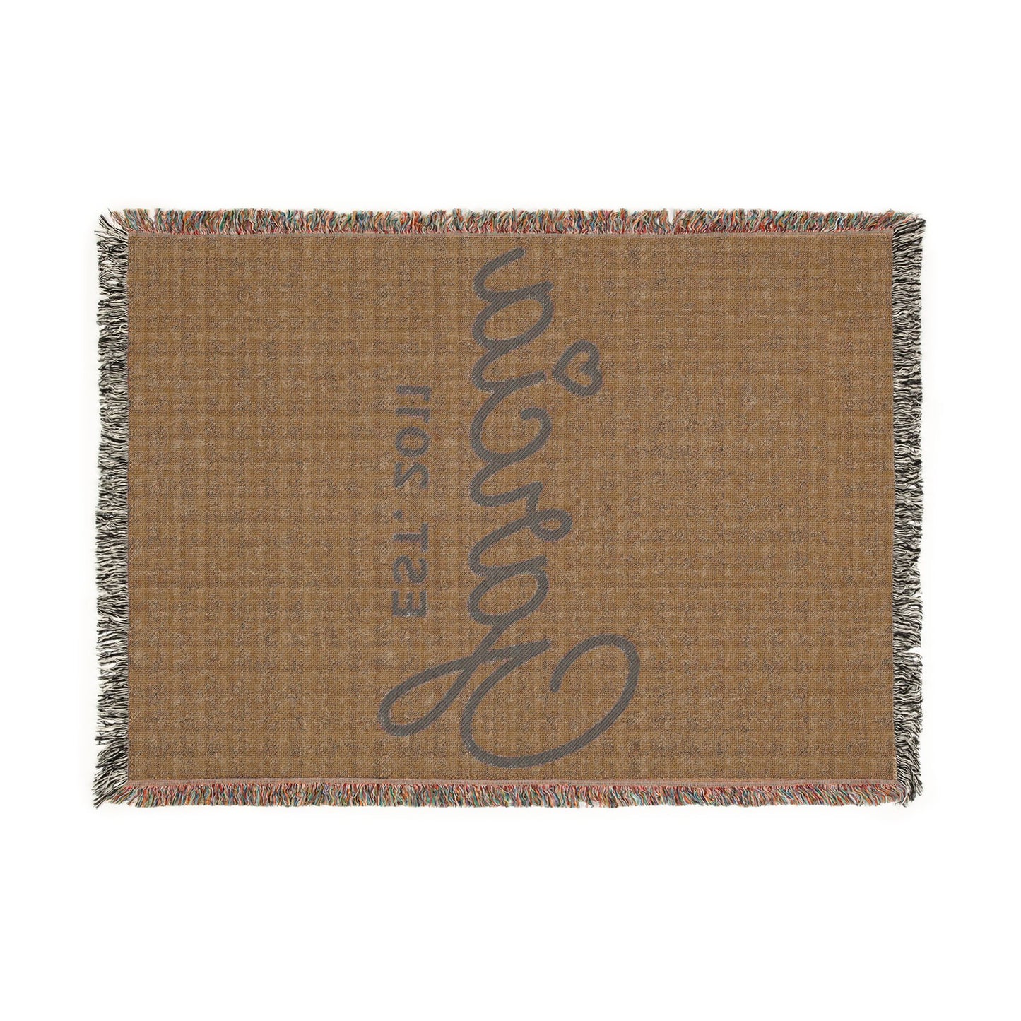Personalized Woven Blanket