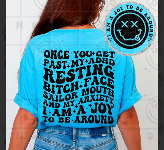 Once you get past my ...... graphic tee